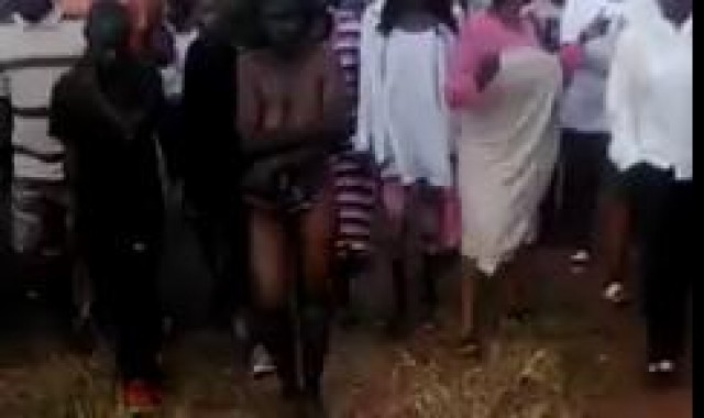 African Woman Paraded Naked Xrares