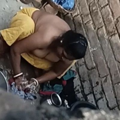 Indian neighbour aunty big boobs