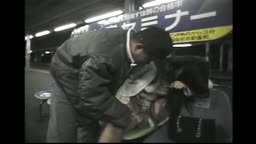 Wasted Asian hottie gets fucked on metro