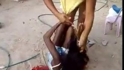 Girl stripped and beaten for fucking married man