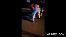 Girl Stripped Buttnaked In A Fight