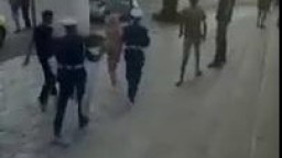 Algeria police try to catch naked woman