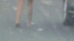 Naked girl walks in Bahrain