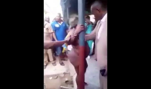 African woman stripped naked and beaten - Xrares