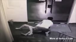 Sexual predator try to fuck a girl in public place