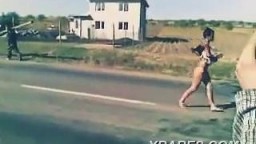 Romanian woman d to walk naked