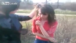 russian Girl Beaten and fucked