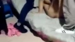 Chinese mistress caught naked