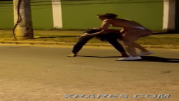 Hookers fight in the street