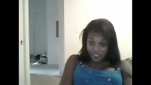 Hacked Webcam Rat black girl her room alone caught masturbating  