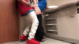 Nurse Getting Fucked by Patient in the Hospital CT Room