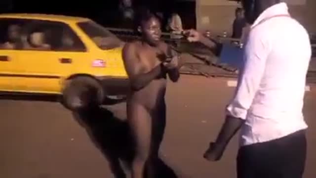 African girl stripped naked and beaten on street - Xrares