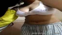 Bengali slut undressing and showing big boobs