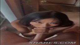 Hot asian teen sucks and gets facial