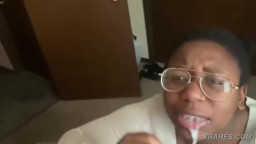 Surprise Cumshot in her mouth