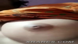 Slim Indian girl shows bigtits