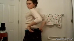 college hottie undresses exposed