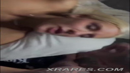 Sexy blonde bitch got cumshot