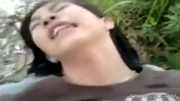 asian gf on motorcycle