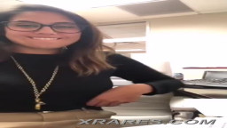 Whore Bore At Work Show Pussy And Tits