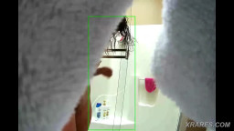 My niece masturbates for me in the bathroom