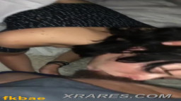 a pretty woman deepthroating and swallowing