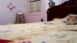 Webcam Girl Plays with Dildo