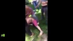 Part 2 of girl beaten topless(censored)