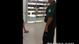 Brazil naked girl caught shopping by guards