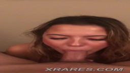 Good girl knows how to give a good slow Snapchat blowjob