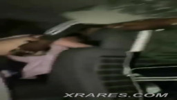 Girl fucked in the back of pimps car